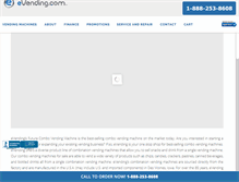 Tablet Screenshot of evending.com